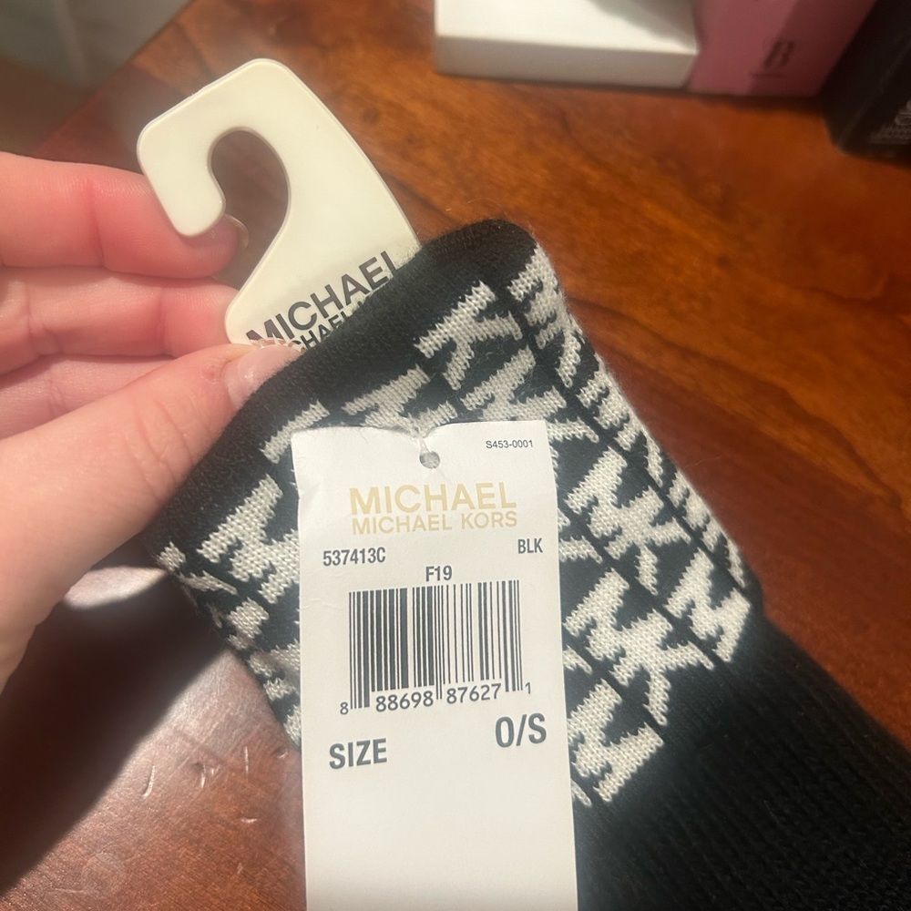 Michael Kors Black and White Casual Socks
